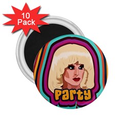 Katya Zamolodchikova Logo 2 25  Magnets (10 Pack)  by milliahood