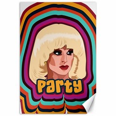 Katya Zamolodchikova Logo Canvas 12  X 18  by milliahood