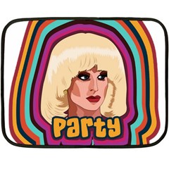 Katya Zamolodchikova Logo Double Sided Fleece Blanket (mini)  by milliahood