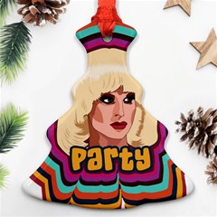 Katya Zamolodchikova Logo Christmas Tree Ornament (two Sides) by milliahood