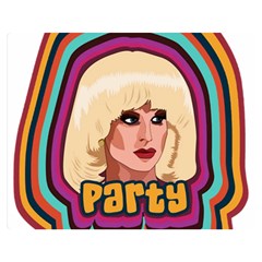 Katya Zamolodchikova Logo Double Sided Flano Blanket (medium)  by milliahood