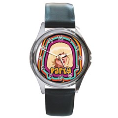 Katya Zamolodchikova Logo Round Metal Watch by milliahood