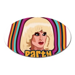 Katya Zamolodchikova Logo Oval Magnet