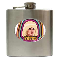 Katya Zamolodchikova Logo Hip Flask (6 Oz) by milliahood