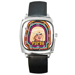 Katya Zamolodchikova Logo Square Metal Watch by milliahood