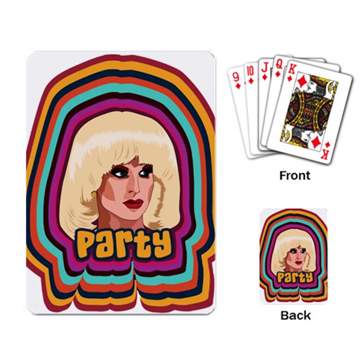 Katya Zamolodchikova Logo Playing Cards Single Design