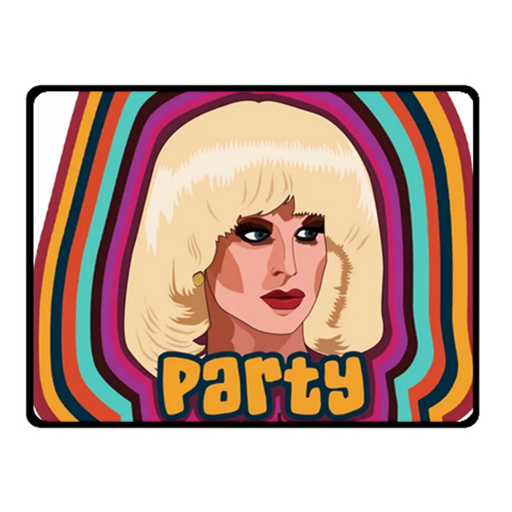 Katya Zamolodchikova Logo Fleece Blanket (Small)