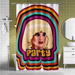 Katya Zamolodchikova Logo Shower Curtain 48  X 72  (small)  by milliahood