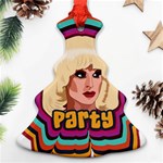 Katya Zamolodchikova Logo Christmas Tree Ornament (Two Sides) Back