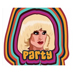 Katya Zamolodchikova Logo Double Sided Flano Blanket (small)  by milliahood