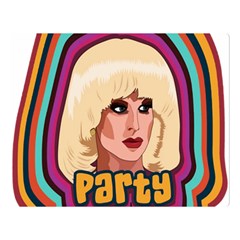 Katya Zamolodchikova Logo Double Sided Flano Blanket (large)  by milliahood