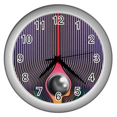 Katya Zamolodchikova Logo Tame Impala Wall Clock (silver) by milliahood