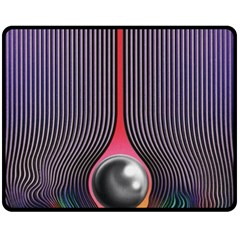 Katya Zamolodchikova Logo Tame Impala Double Sided Fleece Blanket (medium)  by milliahood