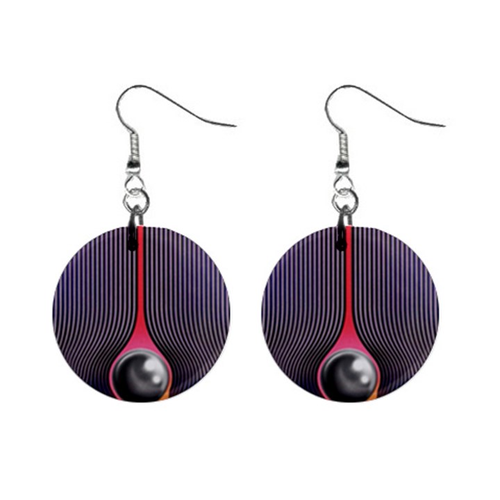 Tame Impala Mini Button Earrings