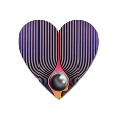 Tame Impala Heart Magnet by milliahood