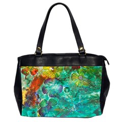 Underwater Summer Oversize Office Handbag (2 Sides) by arwwearableart