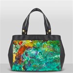 Underwater Summer Oversize Office Handbag (2 Sides) Back