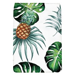 Pineapple Tropical Jungle Giant Green Leaf Watercolor Pattern Removable Flap Cover (s) by genx