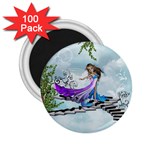 Cute Fairy Dancing On A Piano 2.25  Magnets (100 pack)  Front