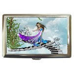 Cute Fairy Dancing On A Piano Cigarette Money Case Front