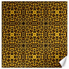 Leopard Stylise Canvas 12  X 12  by ArtworkByPatrick