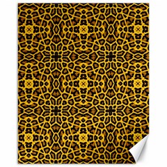 Leopard Stylise Canvas 16  X 20  by ArtworkByPatrick