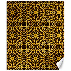 Leopard Stylise Canvas 20  X 24  by ArtworkByPatrick