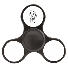 Pig Sniffing Hand Drawn With Funny Cow Spots Black And White Finger Spinner by genx