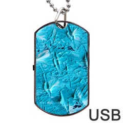 Aubree Dog Tag Usb Flash (one Side) by WILLBIRDWELL