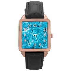 Aubree Rose Gold Leather Watch  by WILLBIRDWELL