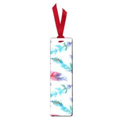 Feathers Boho Style Purple Red And Blue Watercolor Small Book Marks by genx