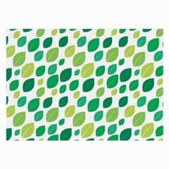 Leaves Green Modern Pattern Naive Retro Leaf Organic Large Glasses Cloth by genx