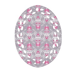 Seamless Pattern Background Oval Filigree Ornament (two Sides)