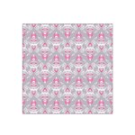 Seamless Pattern Background Satin Bandana Scarf Front