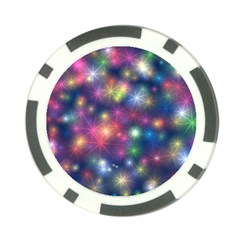 Abstract Background Graphic Space Poker Chip Card Guard