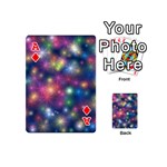 Abstract Background Graphic Space Playing Cards 54 (Mini) Front - DiamondA