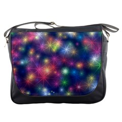 Abstract Background Graphic Space Messenger Bag