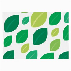 Leaves Green Modern Pattern Naive Retro Leaf Organic Large Glasses Cloth by genx