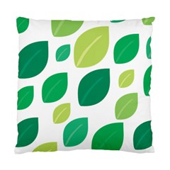 Leaves Green Modern Pattern Naive Retro Leaf Organic Standard Cushion Case (one Side) by genx