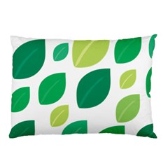 Leaves Green Modern Pattern Naive Retro Leaf Organic Pillow Case (two Sides) by genx