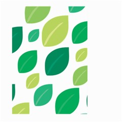 Leaves Green Modern Pattern Naive Retro Leaf Organic Large Garden Flag (two Sides) by genx