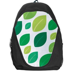 Leaves Green Modern Pattern Naive Retro Leaf Organic Backpack Bag by genx