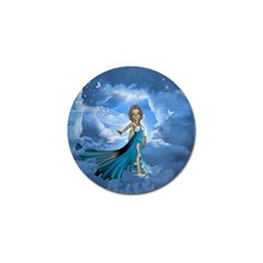 Cute Fairy In The Sky Golf Ball Marker (4 Pack) by FantasyWorld7