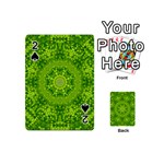 Spring Flower Joy Playing Cards 54 (Mini) Front - Spade2