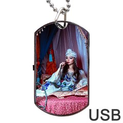 Made With The Fumes Of Sighs Dog Tag Usb Flash (one Side) by WensdaiAmbrose