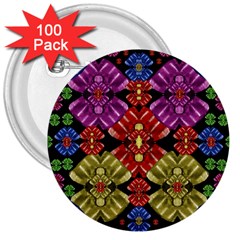 Candy To Sweetest Festive Love 3  Buttons (100 Pack)  by pepitasart