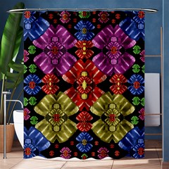 Candy To Sweetest Festive Love Shower Curtain 60  X 72  (medium)  by pepitasart