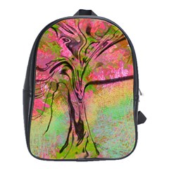 The Blossom Tree  School Bag (large) by MMAatCowCow