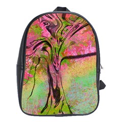 The Blossom Tree  School Bag (xl) by MMAatCowCow