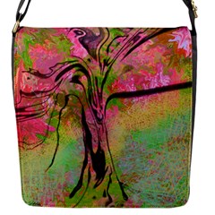 The Blossom Tree  Flap Closure Messenger Bag (s) by MMAatCowCow